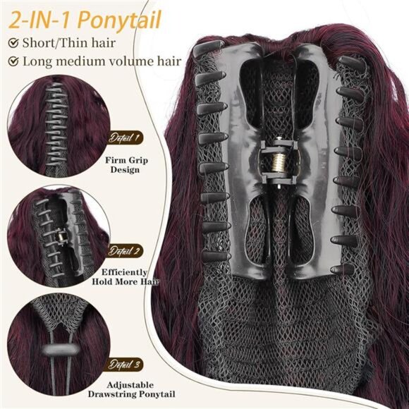 Ponytail Extension Claw 30\